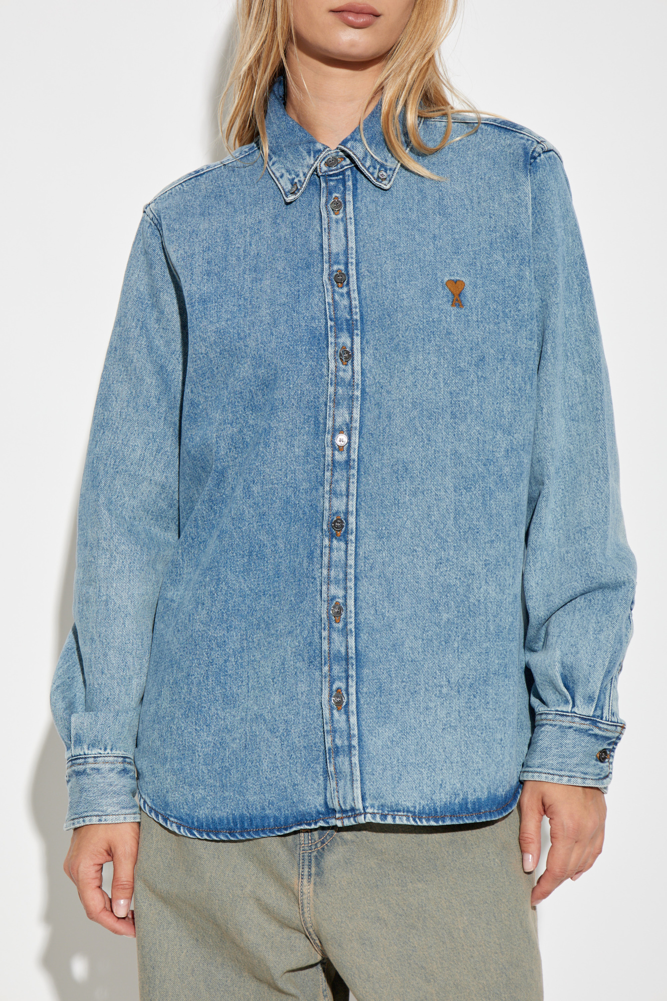 Ami Alexandre Mattiussi Denim shirt | Men's | Vitkac